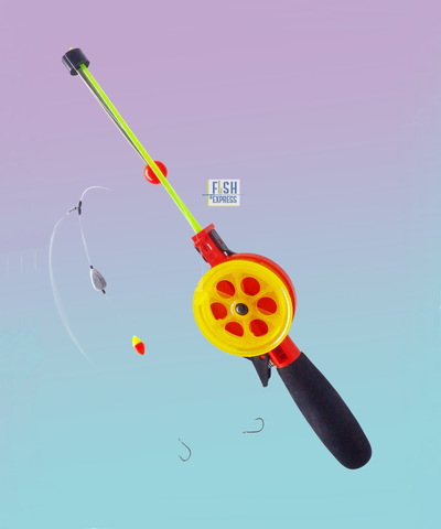 №1 Оснащенная поставушка с ручкой ЭВА, 2 крючка (OWNER №6) кивок мягкой жесткости