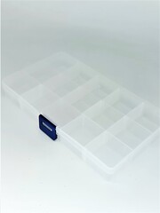 Контейнер для бисера, 15 секций, 17х9,5х2,2 см