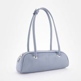 Сумка Саломея 2038 гладкий серо-голубой