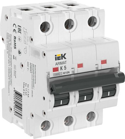 ARMAT Авт. выкл. M10N 3P K 5А IEK