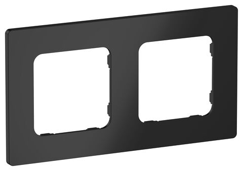 FLITE Рамка 2-мест. РУ-2-К-ФлЧ чер. IEK