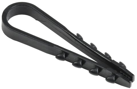 Дюбель хомут 5-10мм нейлон черный (100шт) IEK