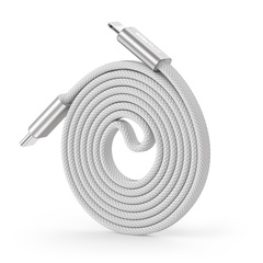 Кабель для быстрой зарядки 27W в тканевой оплетке длина 100см (1м) с разъемом Type C на Lightning, серия AUTO Series Aluminum от Dux Ducis