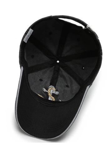 Картинка кепка Skully Wear baseball cap ancor black - 6