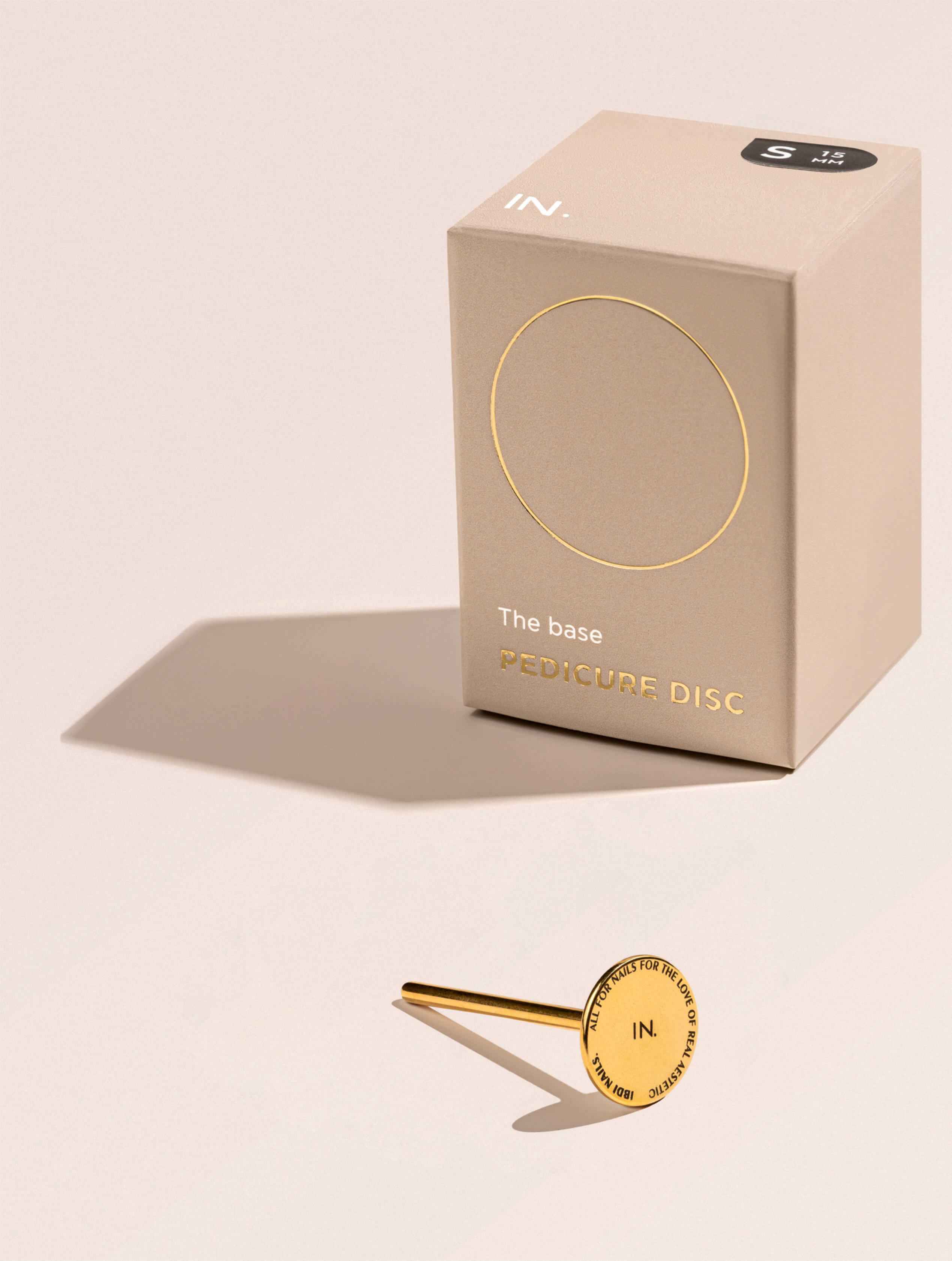 Основа IBDI NAILS для педикюра Gold S 15мм