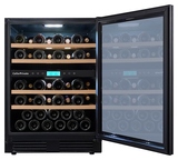 Винный шкаф Cellar Private CP043-2TBH черная дверь со скрытой рукояткой