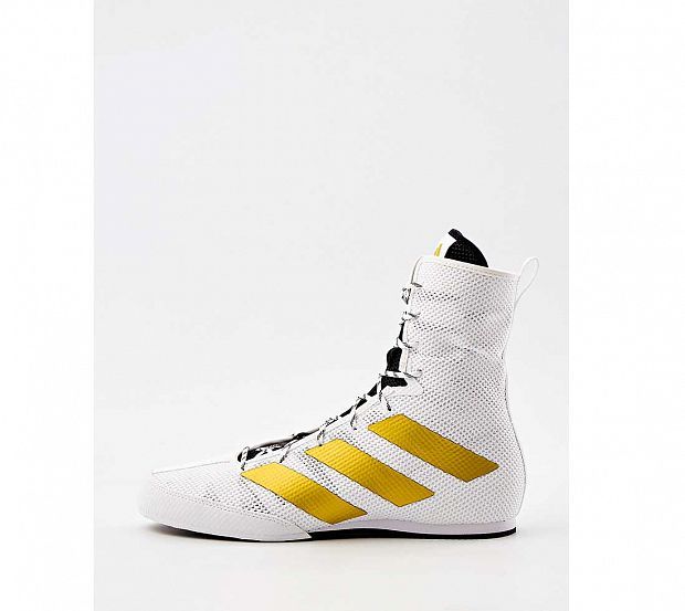 Adidas box hog white on sale gold