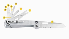 Набор функций и инструментов складного американского ножа Leatherman Free К4X | Multitool-Leatherman.Ru