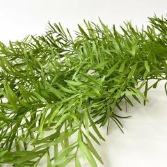 Ампельное растение, искусственная зелень свисающая зеленая, 82 см.