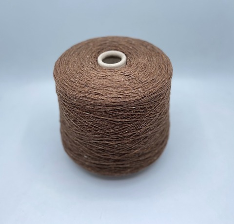 Cariaggi (пр.Италия),art-Malfile tweed, 2/13 650м/100 гр. 95%Меринос 5%Кашемир, цвет-Коричневый твид ,арт-27585