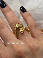 Кольцо золотистое 