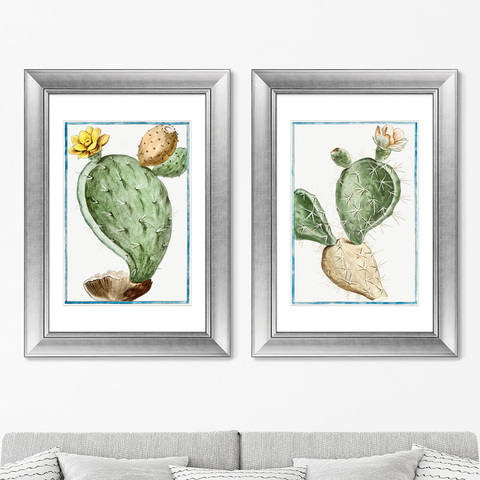 Джорджо Бонелли - Набор из 2-х репродукций картин в раме Semaphore Prickly Pear, 1793г.