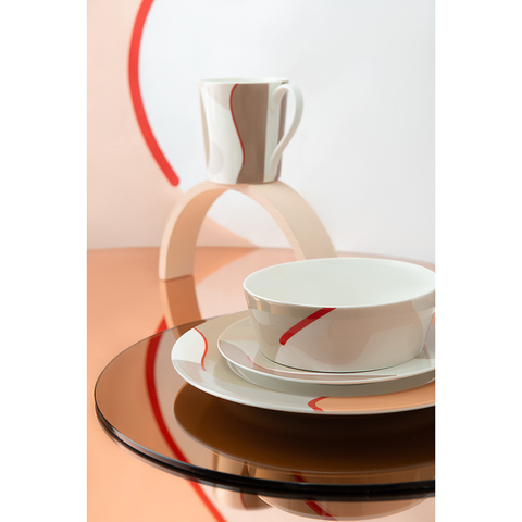 Набор салатников 2шт 16см Tkano Freak Fruit бежевый с авторским принтом