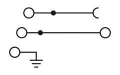 STI 2,5-PE/L/NT-Заземляющие клеммы для выполнения проводки в зданиях