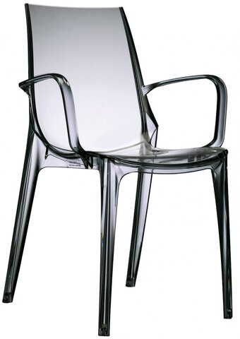 Кресло прозрачное, Scab Design Vanity, дымчатый