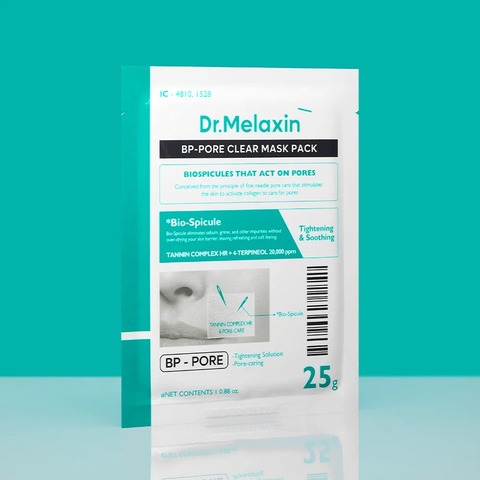 Маска тканевая для лица с микроиглами для ухода за порами DR. MELAXIN