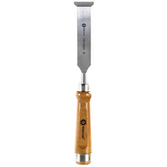 Стамеска плоская КОБАЛЬТ 32 х 140 мм, CR-V, деревянная рукоятка (1 шт.)  подвес (Арт. 245-831)