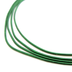 Канитель мягкая, гладкая KAN/MD, 0,7 мм глянец, темная трава