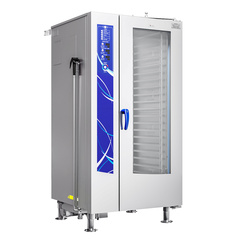 11000035637 Абат Пароконвектомат ПКА 20-1/1ПМФ2-01 (морской, парогенератор, 20хGN-1/1, память на 110 программ приготовления, 6 программ мойки, вся нерж, без г/емкостей, 3х-канальный щуп, регулировка влажности, вентилятор: реверс + 5 скоростей, фиксация двери, крепление к полу)