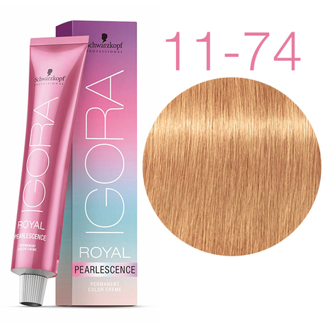 Schwarzkopf Igora Royal Pearlescence 11-74 Суперблондин мандарин