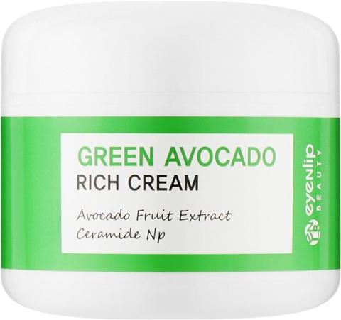 Eyenlip Green Avocado Rich Cream Крем для лица питательный с маслом авокадо