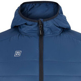 Тёплый Ветрозащитный жилет Noname Hybrid Ski Vest 24 UX Navy/Med Blue с капюшоном