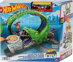 Игровой набор Hot Wheels City Атака аллигатора HKX39