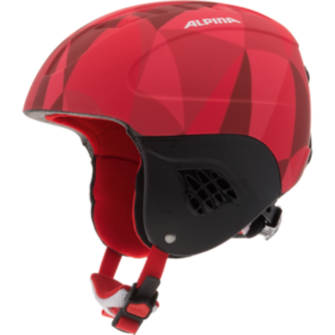 Картинка шлем горнолыжный Alpina CARAT L.E. red matt - 1
