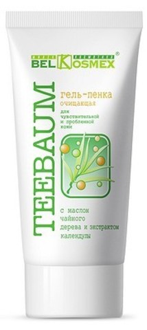 BelKosmex  TEEBAUM Гель-пенка очищающая для чуствитвительной и проблемной 80г