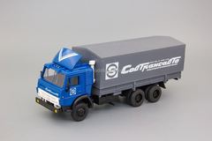 KAMAZ-53212 flatbed truck with tarpaulin Sovtransavto Elecon 1:43