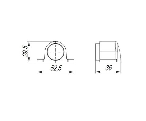 Упор дверной DS PF-52 ABG-6 зеленая бронза