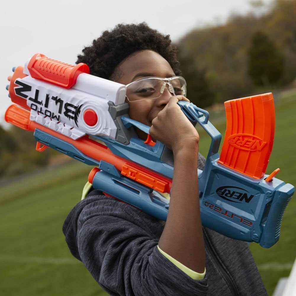 Игрушечное оружие HASBRO Nerf NERF Elite 2.0 Motoblitz CS-10 - Бластер нерф  элит мотоблиц - Нерф F5872 купить в Москве | Доставка по России.