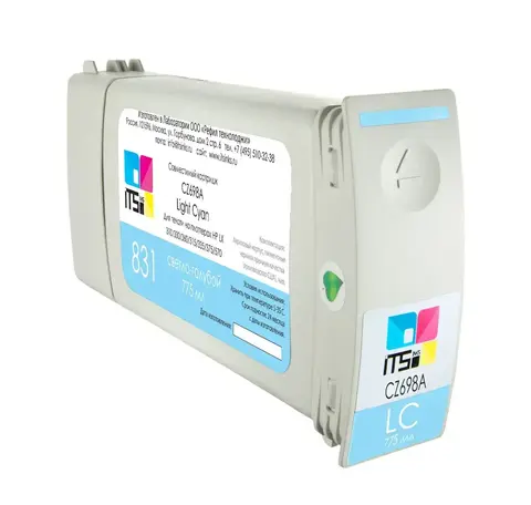 Картридж ITSinks для HP Designjet 831(Latex), CZ697A, Light cyan, 775 мл HP Latex, 310, 315, 320, 330, 335, 360, 365, 375, 560, 570 светло-голубой