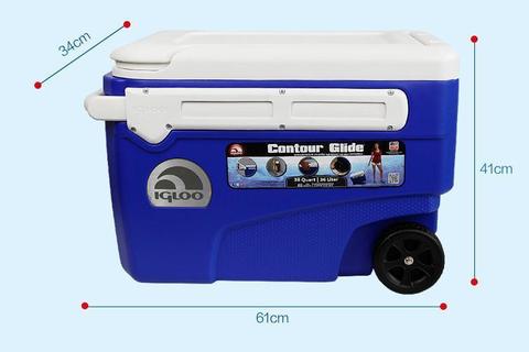 Изотермический контейнер (термобокс) Igloo Contour Glide 38 (36 л.), синий