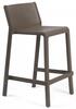 Стул пластиковый полубарный, Nardi Trill Stool Mini, табак