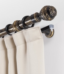 Карниз круглый Legrand Валанс 2-х  рядный 3000 мм