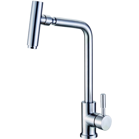 BelBagno BB-LAM16-IN Смеситель для кухни двухрежимный, нержавеющая сталь, исполнение сатин