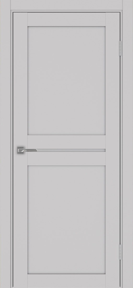 Дверь межкомнатная Оптима Порте Турин 520.111, цвет пепельный, экошпон, глухая