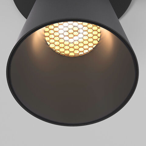 Встраиваемый светодиодный светильник Elektrostandard Bell 25097/LED 8W 3000K черный