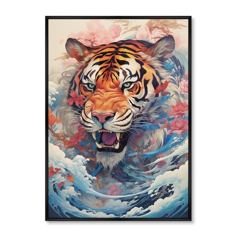 ArtNoMore - Репродукция картины на холсте Soaring Tigers, No 1, 2024г.