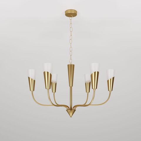 Подвесная люстра Eurosvet Rhyton 60167/6 латунь