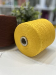 Хлопок 70% с шелком 30% Loro Piana COTONE SILK 3500 желтый одуванчик