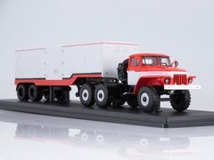 Ural-377S with semi-trailer ODAZ-935 1:43 Start Scale Models (SSM)