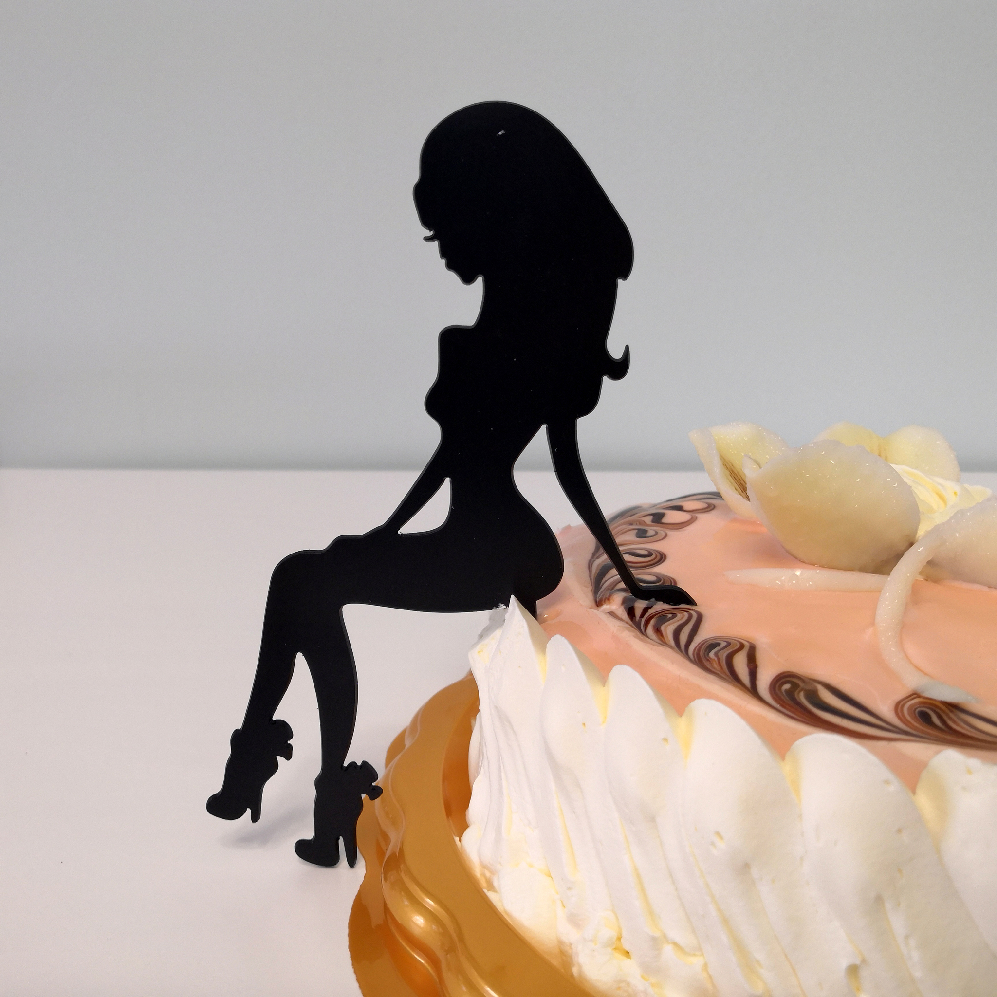 Девушка лицом в торт штырь. Торт с силуэтом девушки. Торт с девушкой Топпер. Торт с фигуркой девушки. Топперы силуэты для торта.
