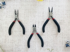Набор 3 инструмента р. 12,5 см (плоскогубцы, кусачки диагональные, круглогубцы)