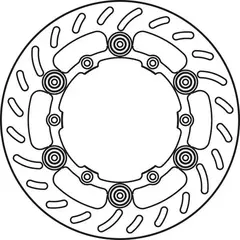 Диск тормозной передний TE/FE/FC/FX/MX/EXC/GS/SX/LC-4/SX-F 1501F6