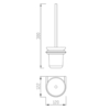 Abber Nord AA1532B Щетка для туалета