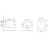 Berges 43381 Комплект : инсталляция АТОМ Line кнопка хром глянец, унитаз VITA Rimless 49 см, сиденье дюропласт микролифт, быстросъём
