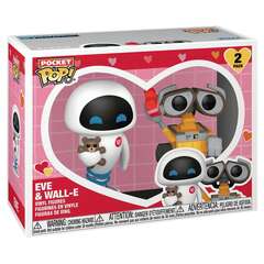 Funko Pocket POP! Disney Valentines. Wall-e: Wall-e & Eve (2-pack)