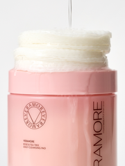 Очищающие пэды для лица с чайным деревом VERAMORE Rose and Tea-Tree Daily Cleansing Pad, 200 мл